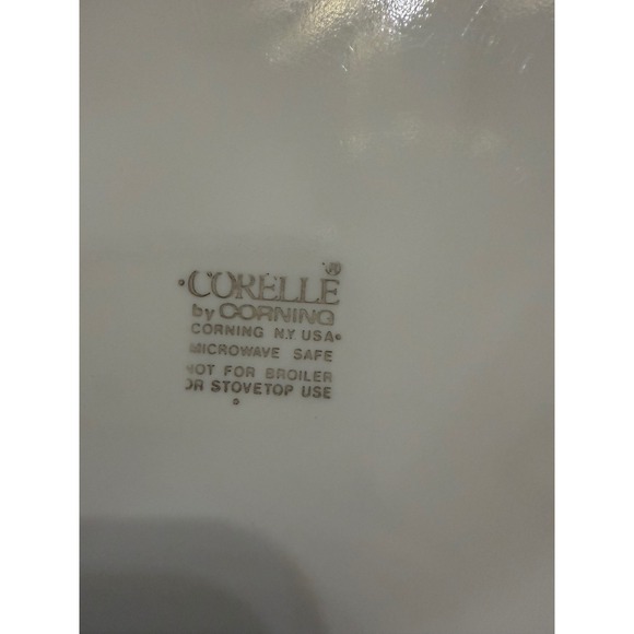 Corelle Corning Country Cornflower Goose Platter and Dinner Plates Set of 3 - Picture 4 of 9